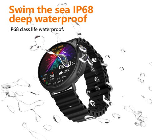 MT30 Smart Watch Ultra Long Range Waterproof - Black